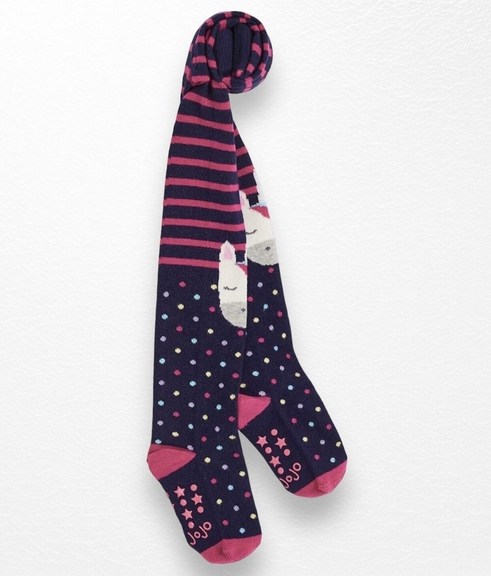 NWT JoJo Maman Bébé Unicorn Tights, 6-12 Months